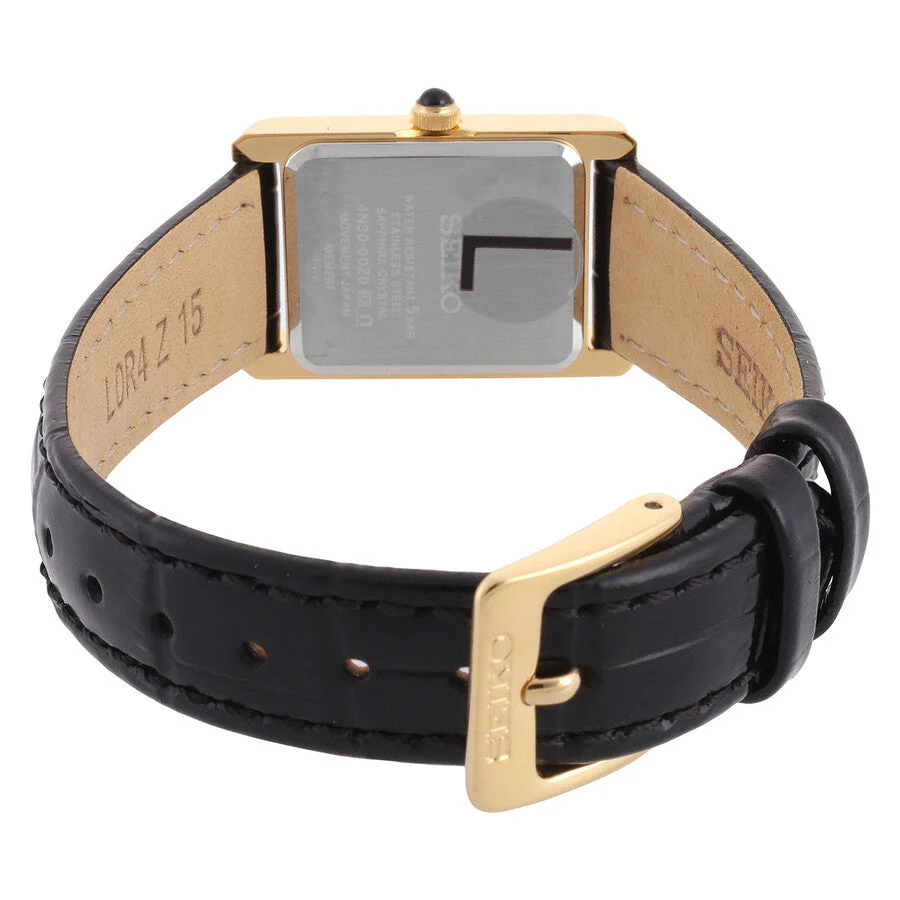 SWR108P1 Reloj Seiko Classic de mujer correa de cuero - Image 3