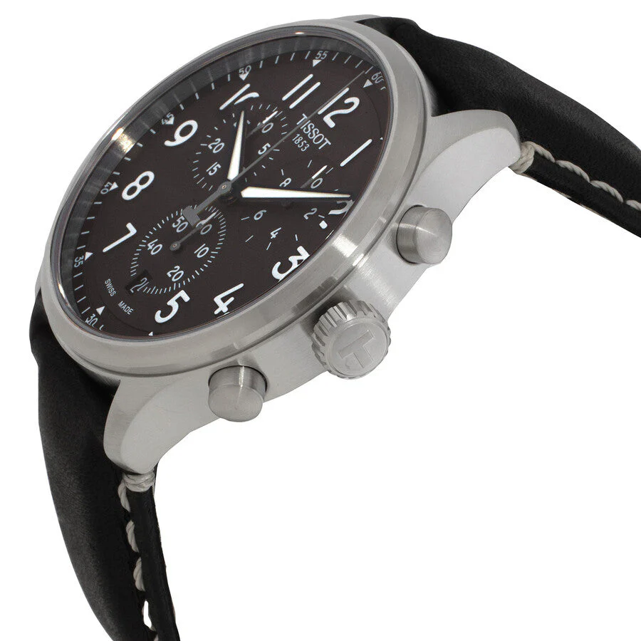 T116.617.16.062.00 Reloj Tissot Chrono XL de hombre correa de cuero - Image 3