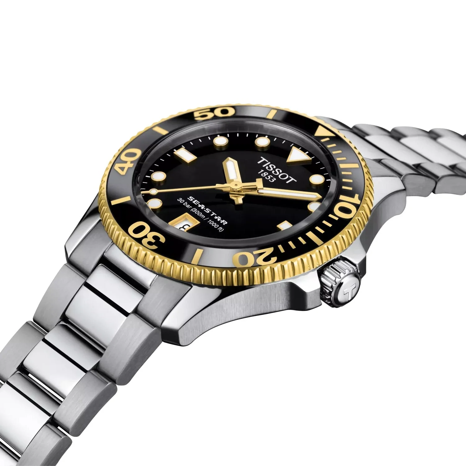 T120.210.21.051.00 Reloj Tissot Seastar 1000 de hombre correa de metal - Image 4