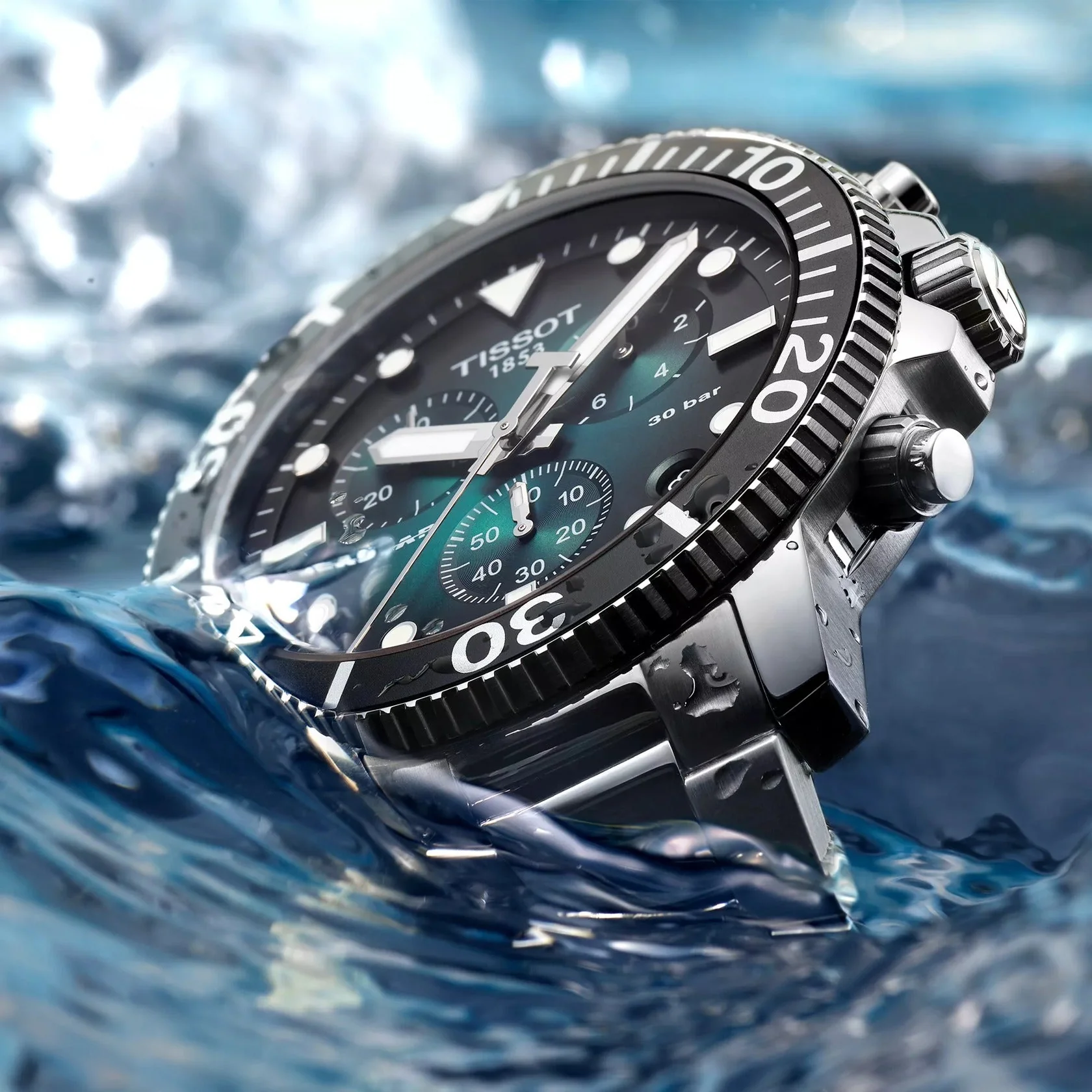 T120.417.11.091.01 Reloj Tissot Seastar de hombre correa de metal - Image 3