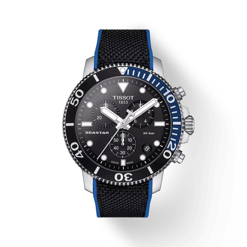 T120.417.17.051.03 Reloj Tissot Seastar de hombre correa de tela
