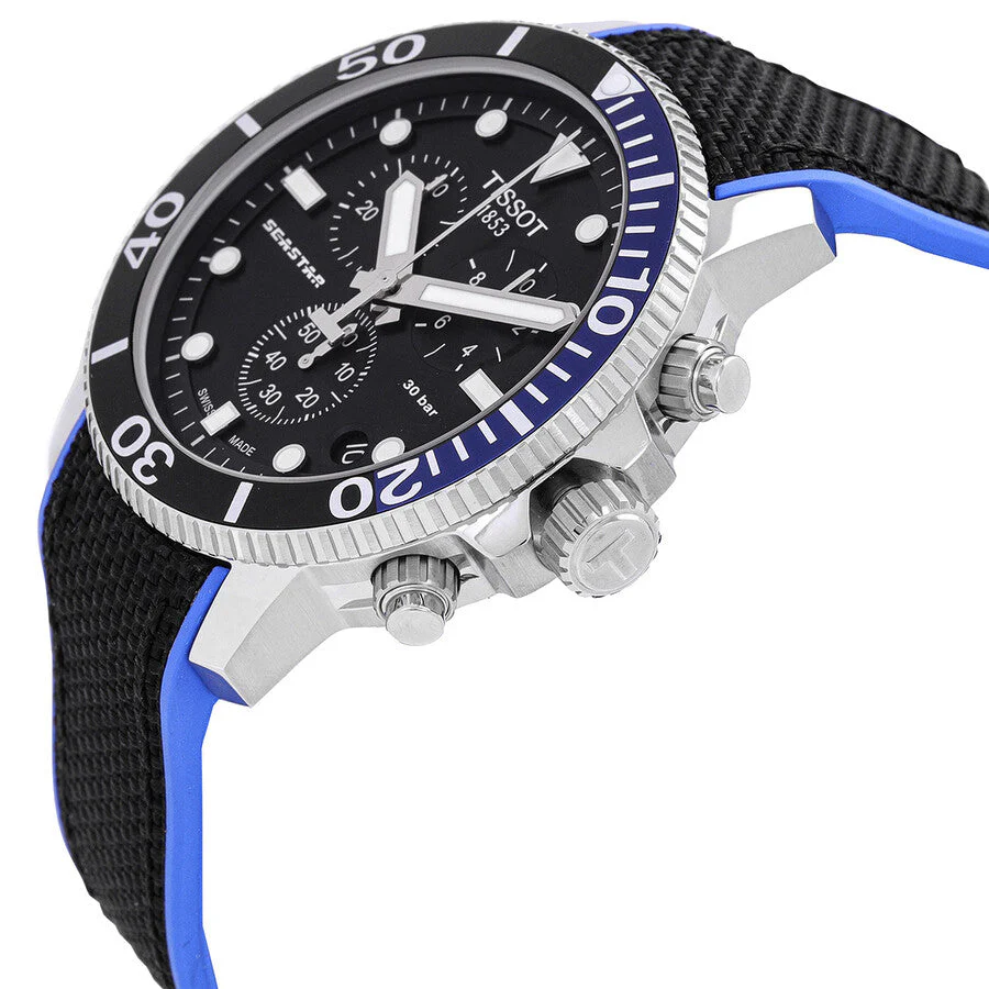 T120.417.17.051.03 Reloj Tissot Seastar de hombre correa de tela - Image 4