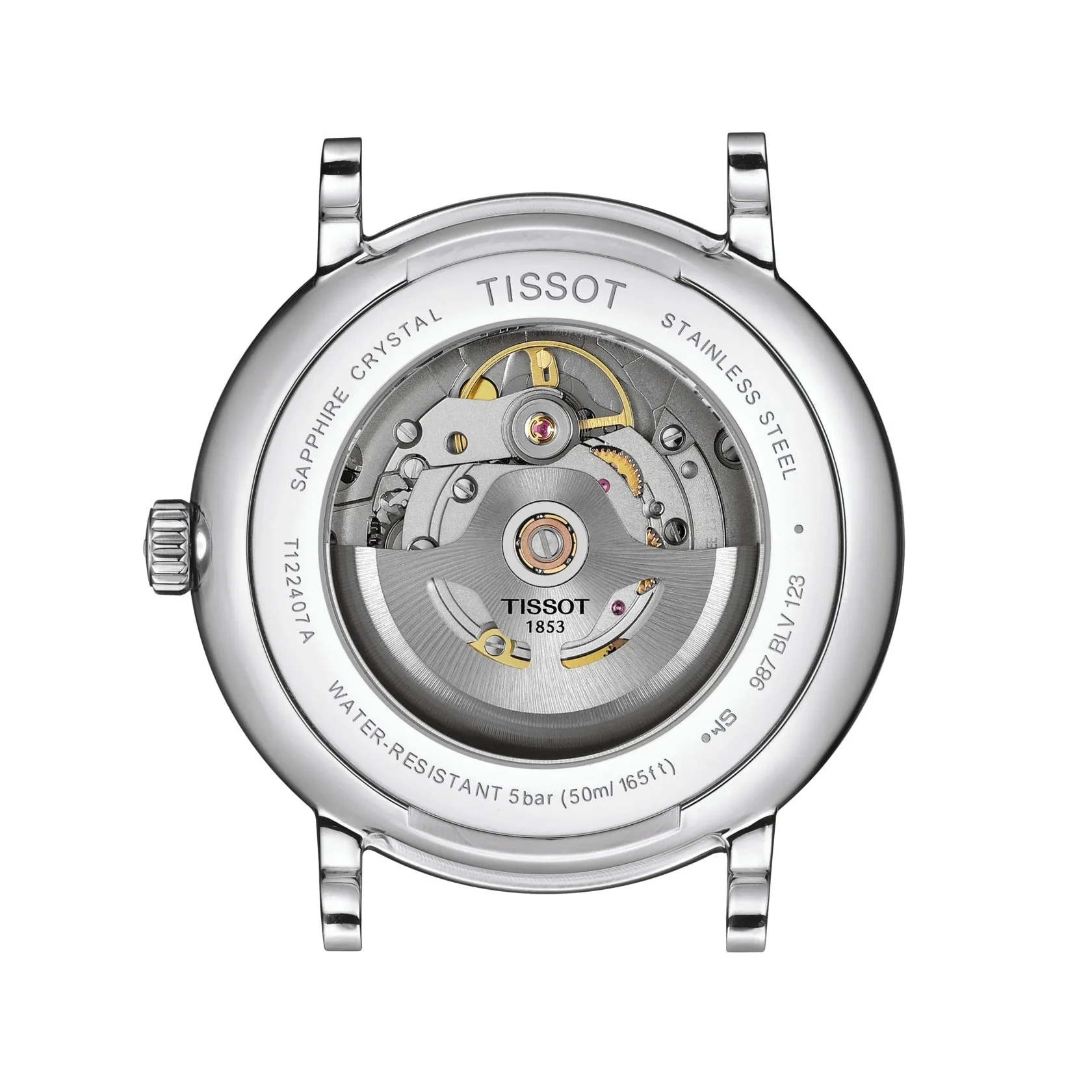 T122.407.11.033.00 Reloj Tissot Carson Automático de hombre correa de metal - Image 5