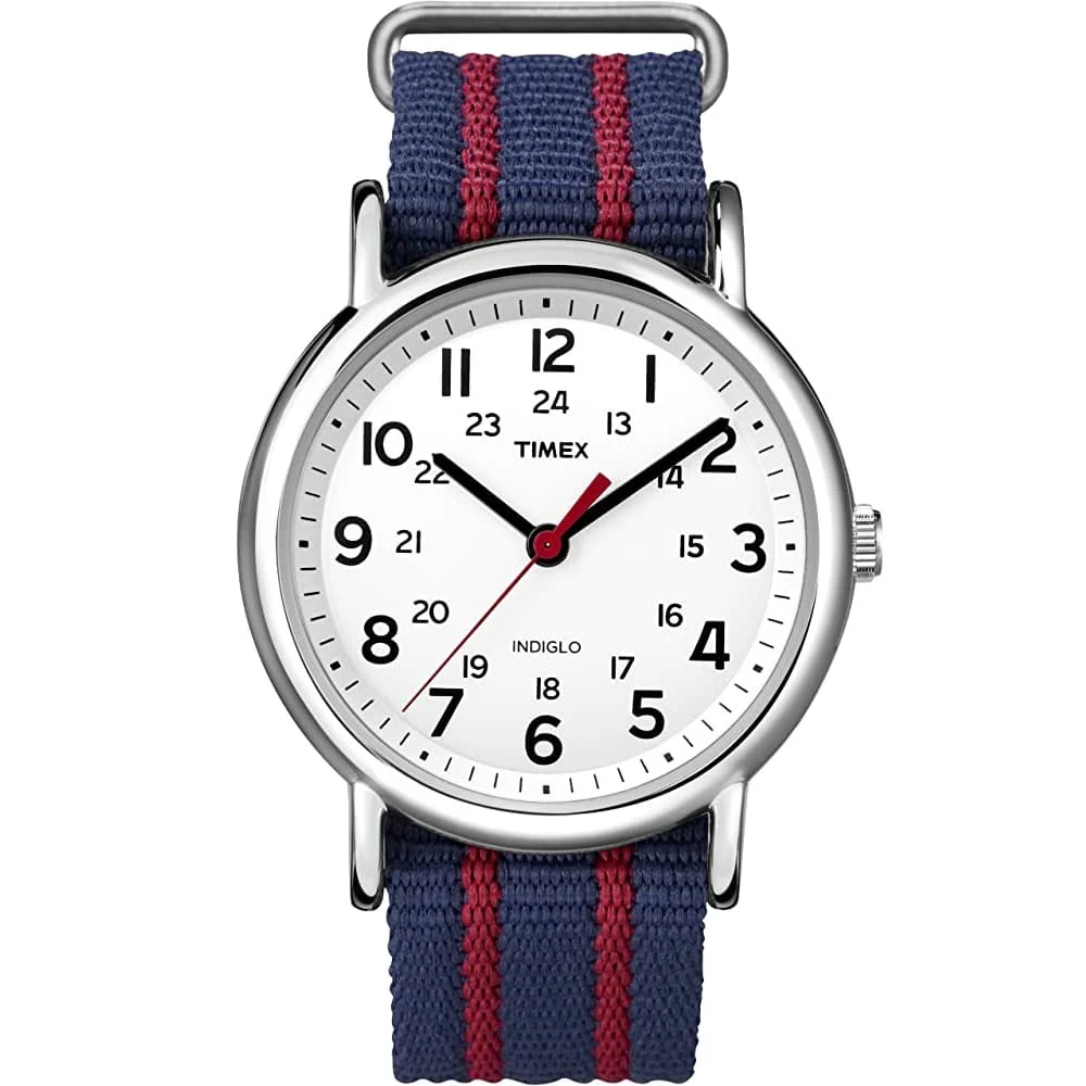 T2N747 Reloj Timex Weekender Análogo para Hombre correa de Tela 38 mm