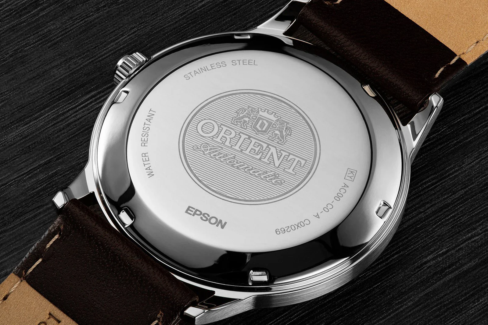 TAC00005W Orient Bambino de caballero pulsera de cuero - Image 2