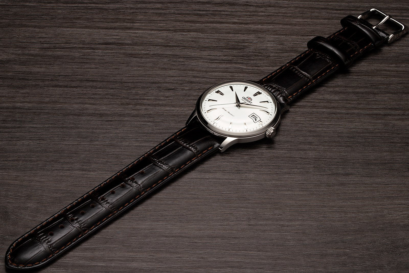 TAC00005W Orient Bambino de caballero pulsera de cuero - Image 4