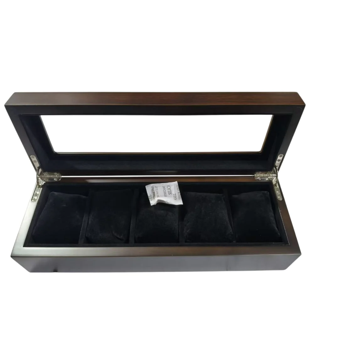 TC-006 Caja de almacenamiento para 5 relojes de madera - Image 3