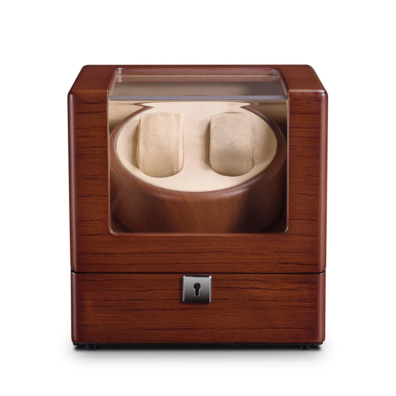 TC-009 Caja Rotatoria de dos relojes Tancy de madera - Image 4