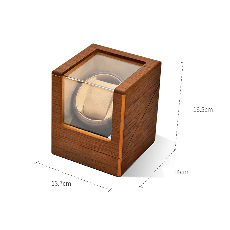 TC-010 Caja giratoria de Reloj Tancy material de madera - Image 3