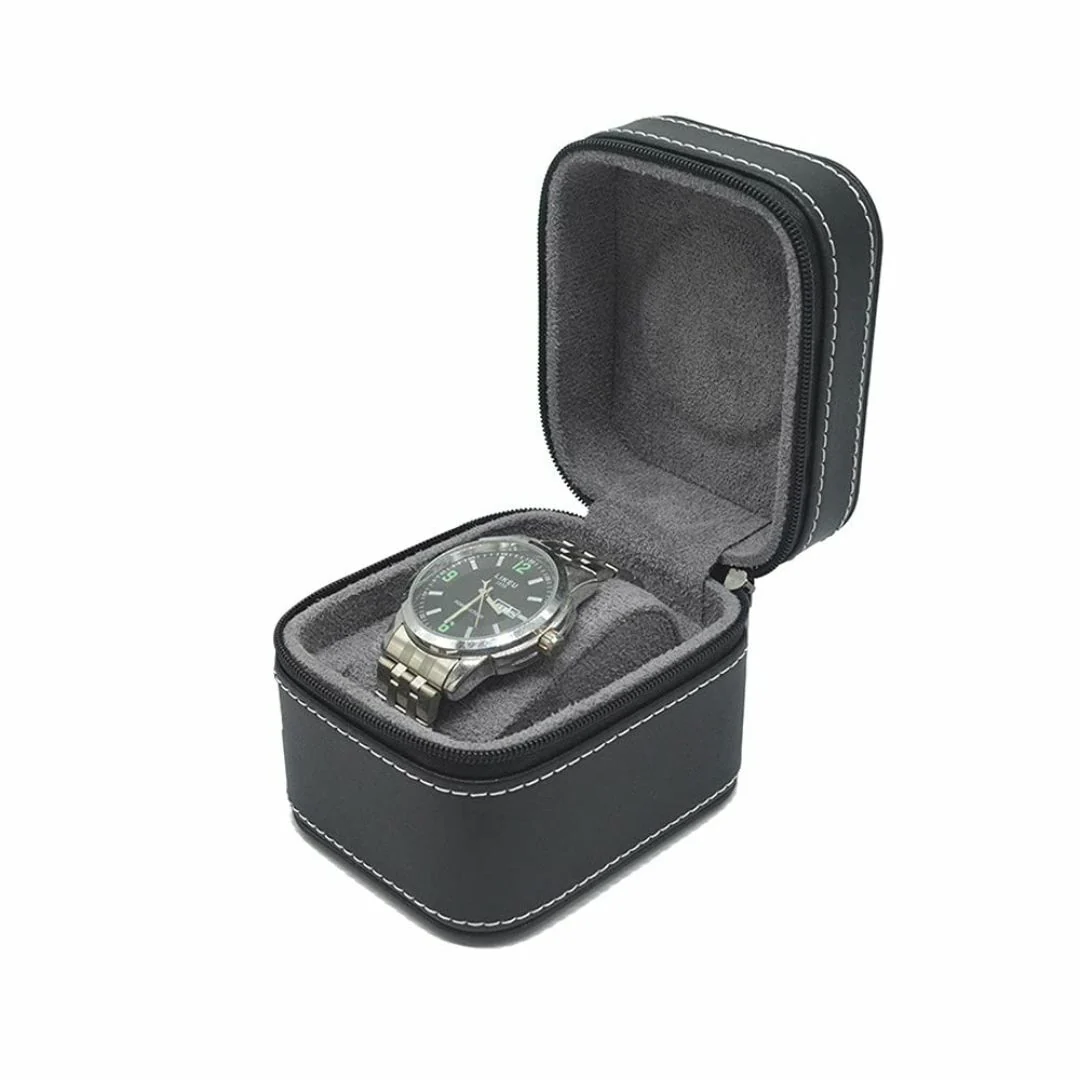 TC-011 Caja para reloj Tancy un espacio de cuero acolchado