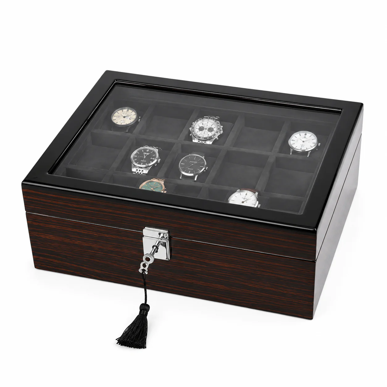 TC-013 Caja de relojes Tancy 15 compartimientos - Image 3