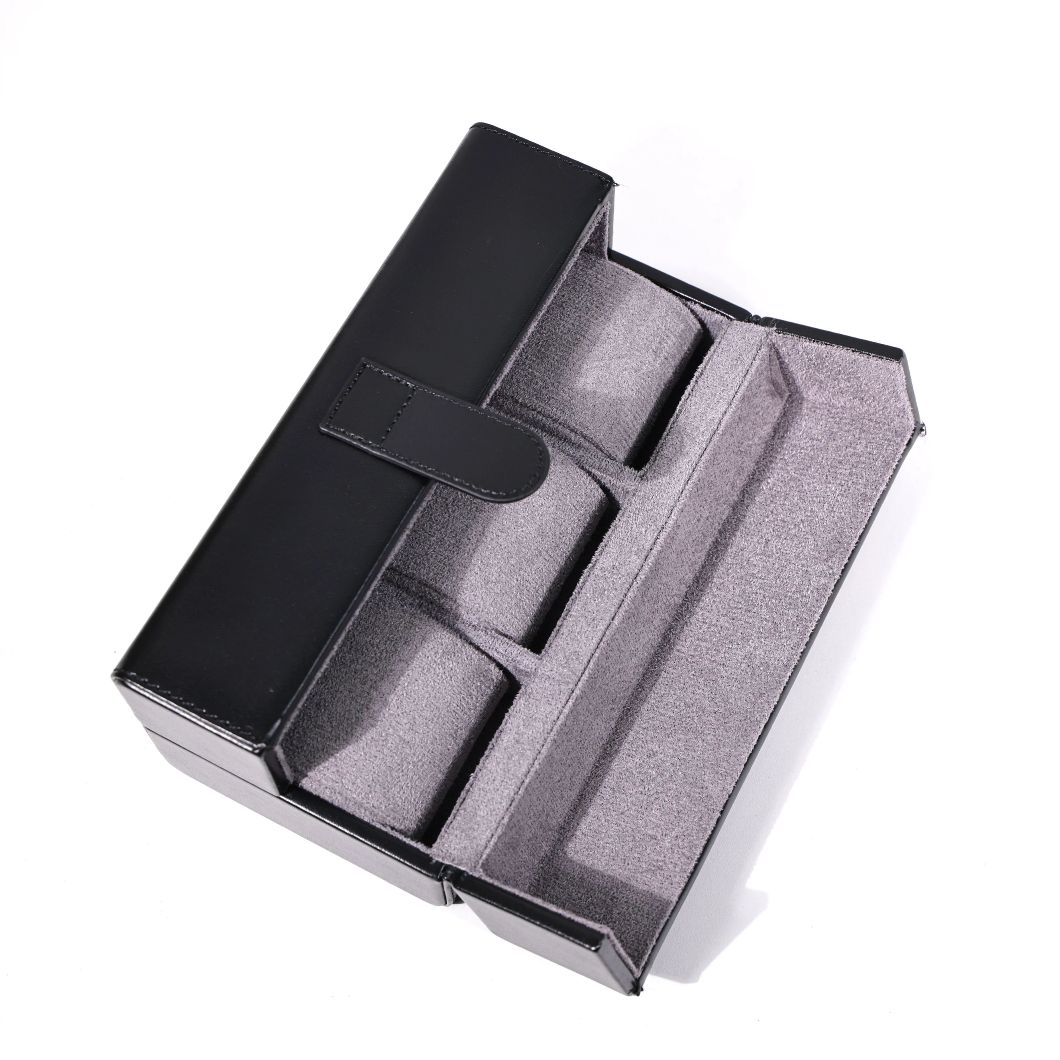 TC-029 Caja compacta de 3 relojes Tancy de cuero - Image 7