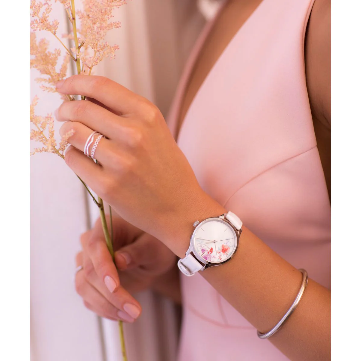 TW2R66600 Reloj Timex Peyton de dama banda de piel 36 mm - Image 3