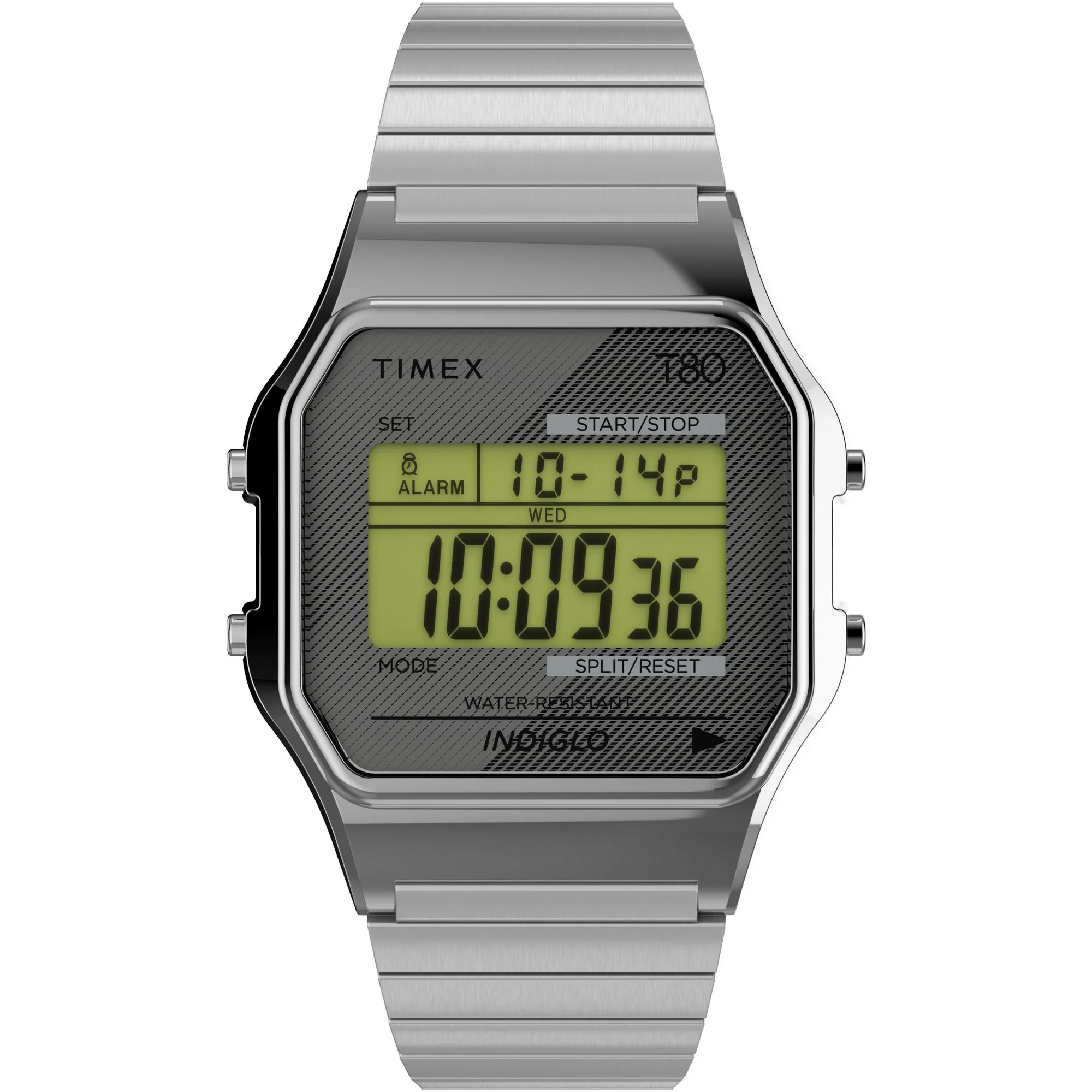 TW2R79100 Reloj Timex T80 unisex correa de metal 34 mm