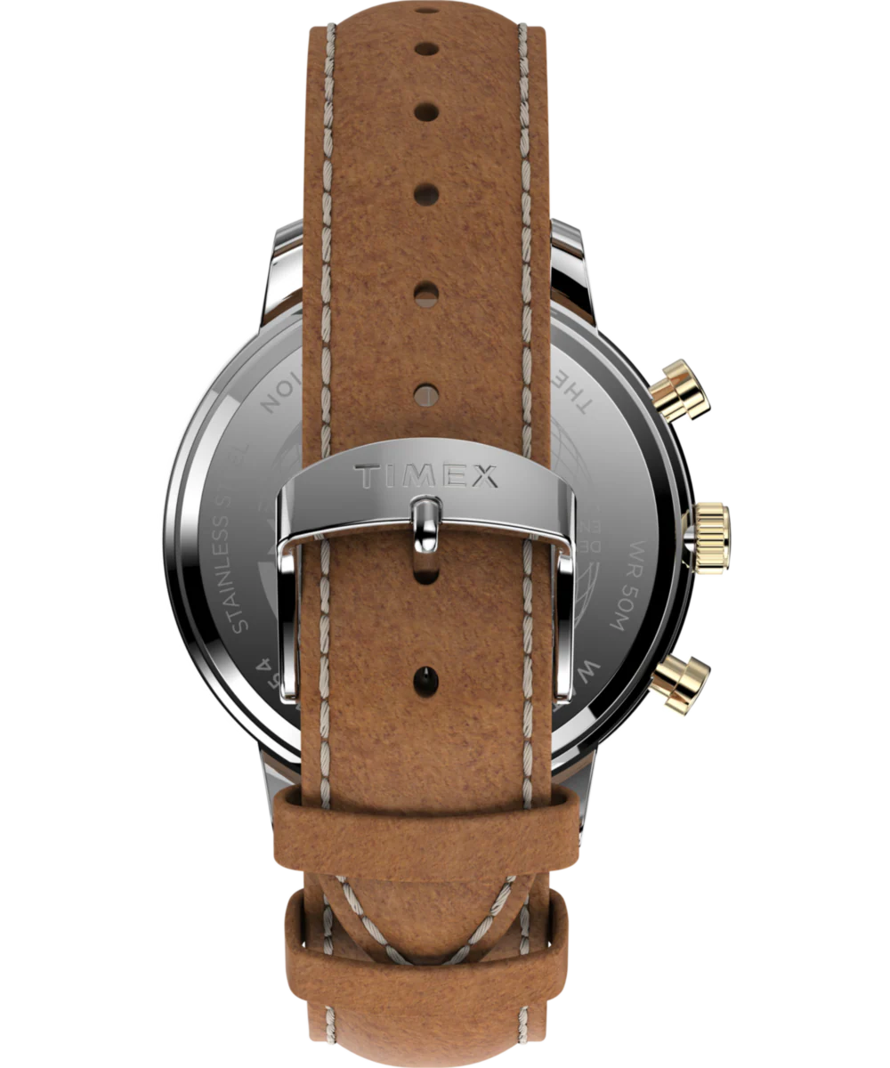 TW2U39000 Reloj Timex Chicago Cronógrafo de hombre correa de piel - Image 2