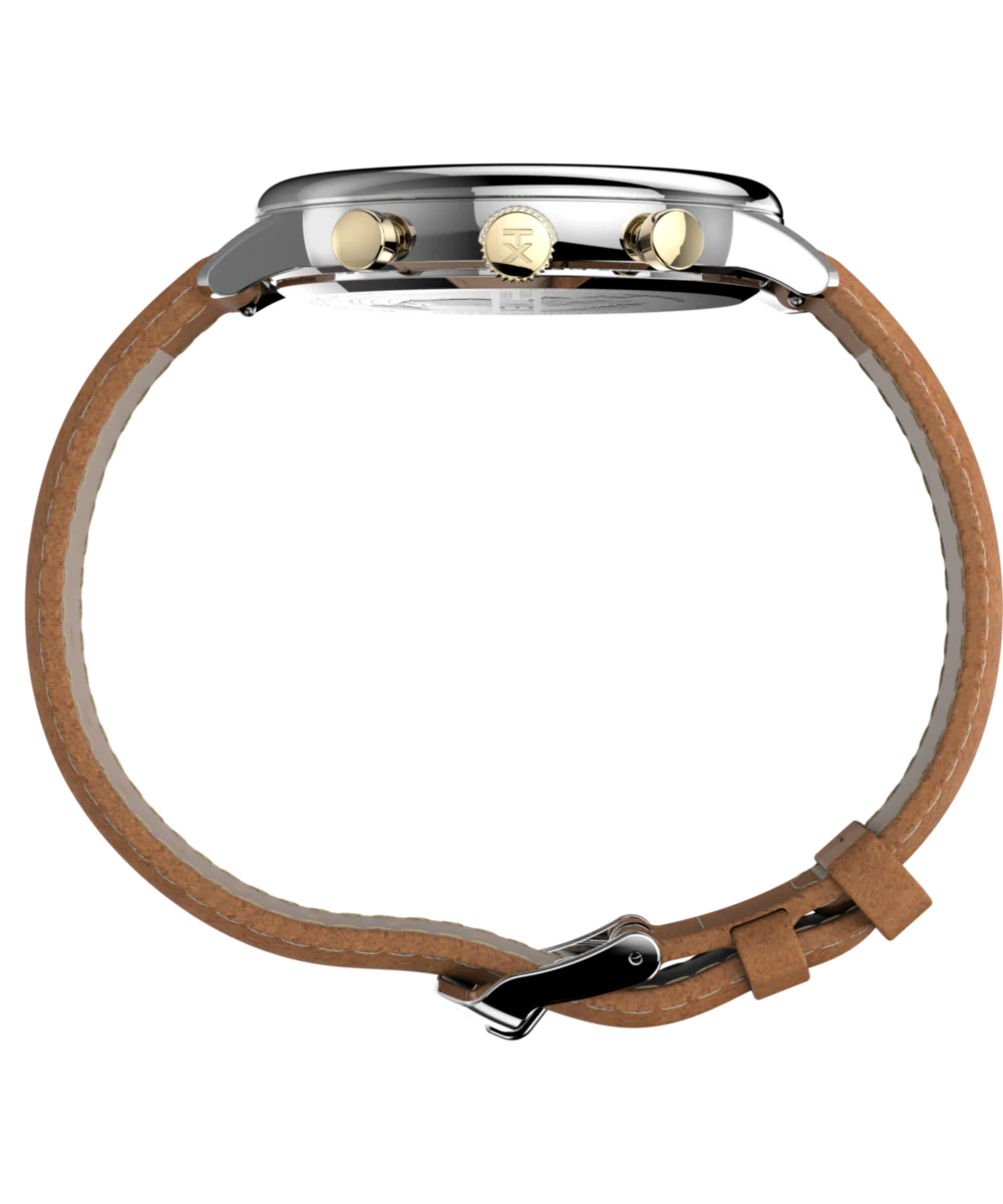 TW2U39000 Reloj Timex Chicago Cronógrafo de hombre correa de piel - Image 5