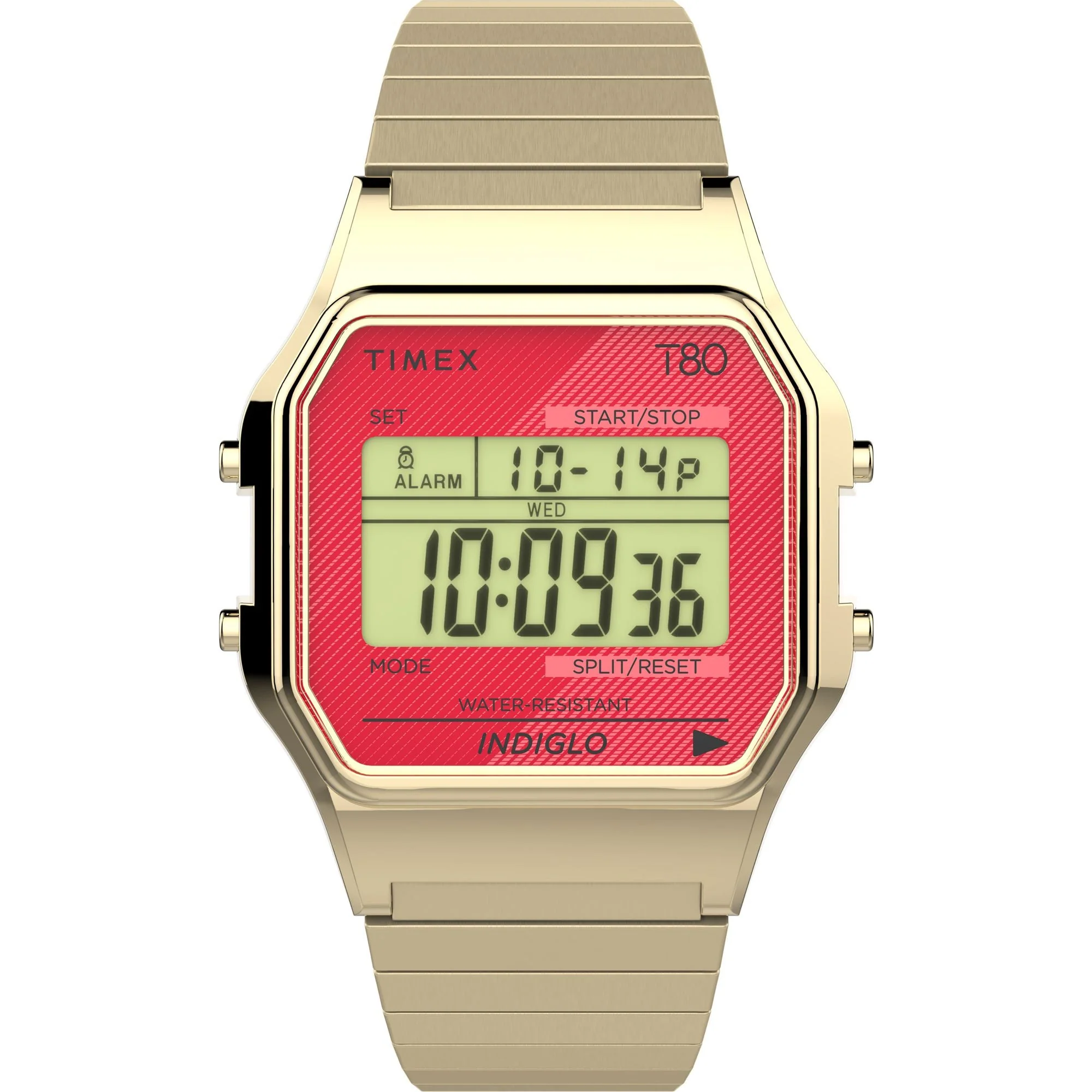 TW2V19200 Reloj Timex T80 unisex correa de metal 34 mm
