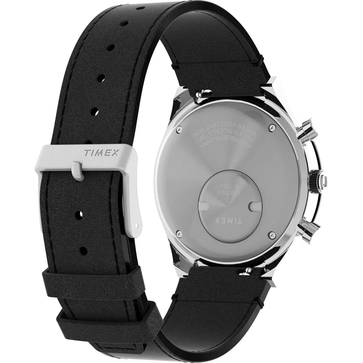 TW2V42700 Reloj Timex Q de hombre correa de cuero - Image 4