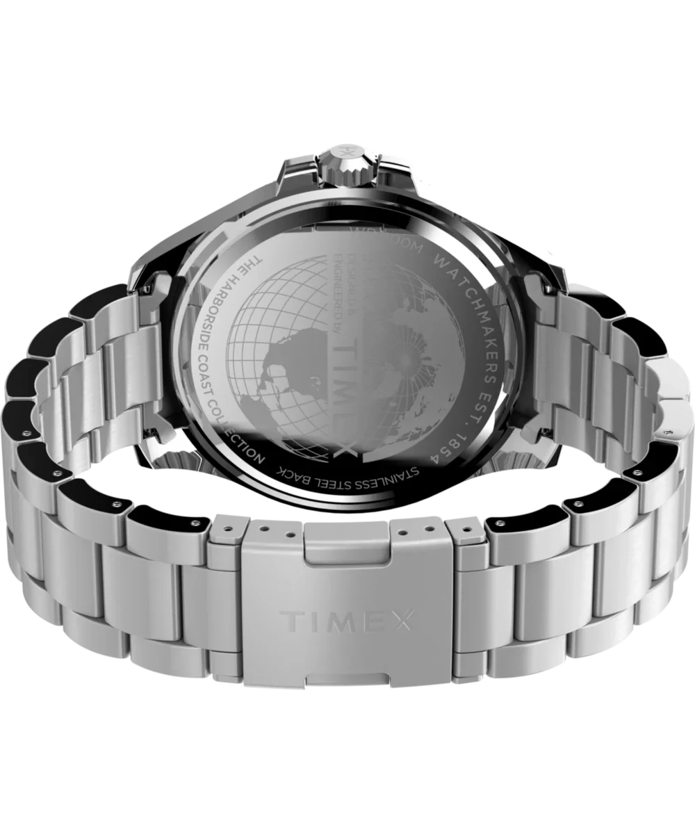 TW2V65300 Reloj Timex Harborside Coast de hombre pulsera de metal 43 mm - Image 3