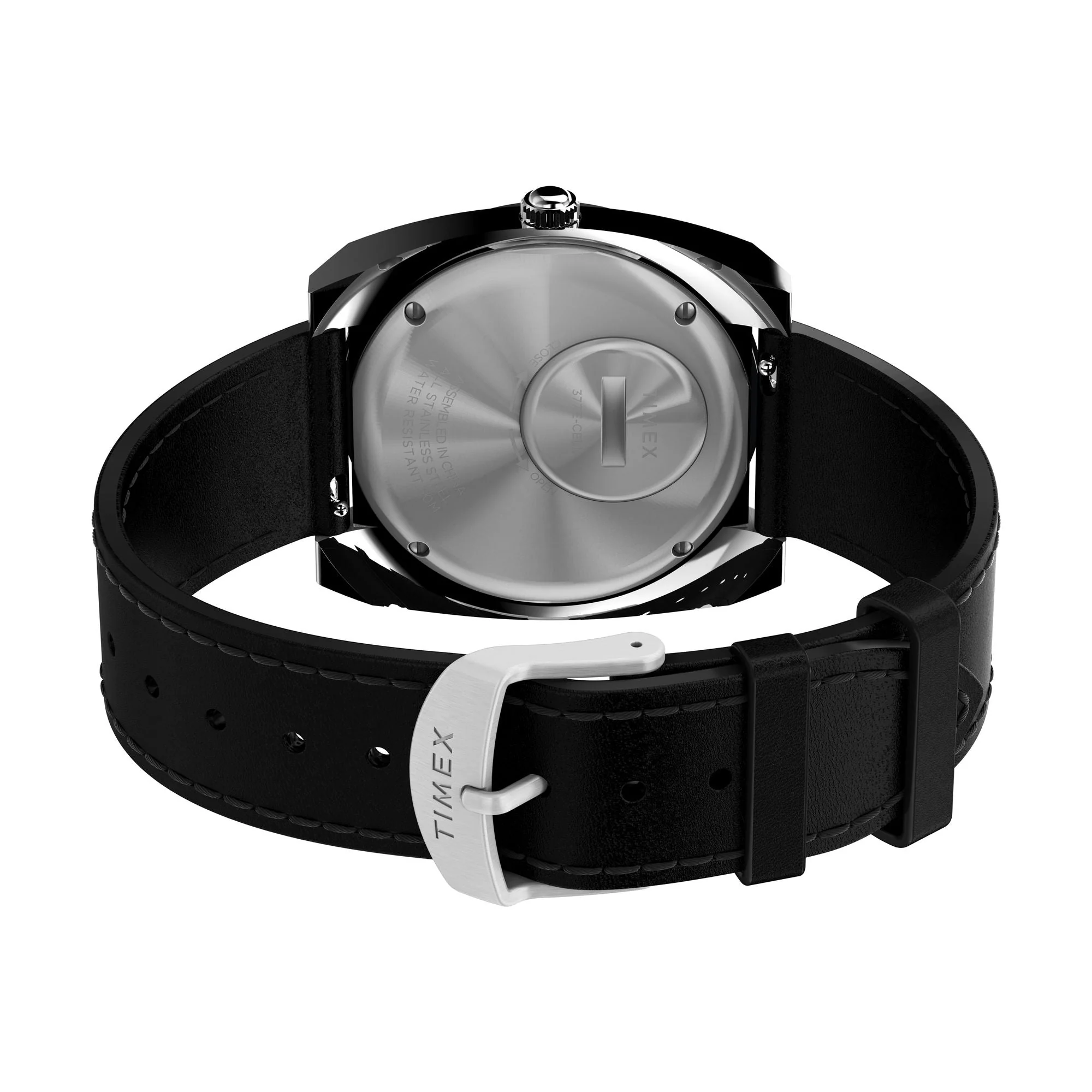 TW2V69500 Reloj Timex World Time Reissue de hombre correa de cuero 39 mm - Image 3