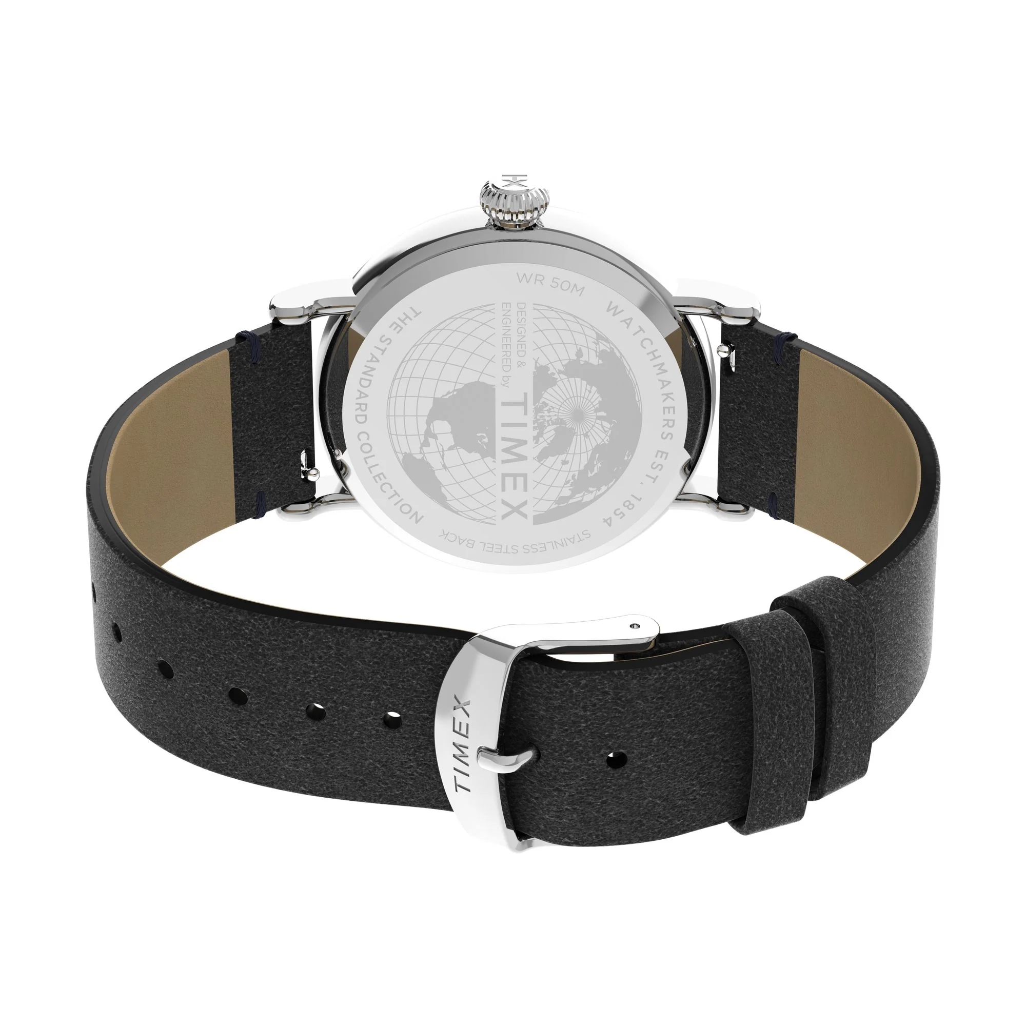 TW2V71300 Timex Eco-Friendly de hombre pulsera de piel 40 mm - Image 3