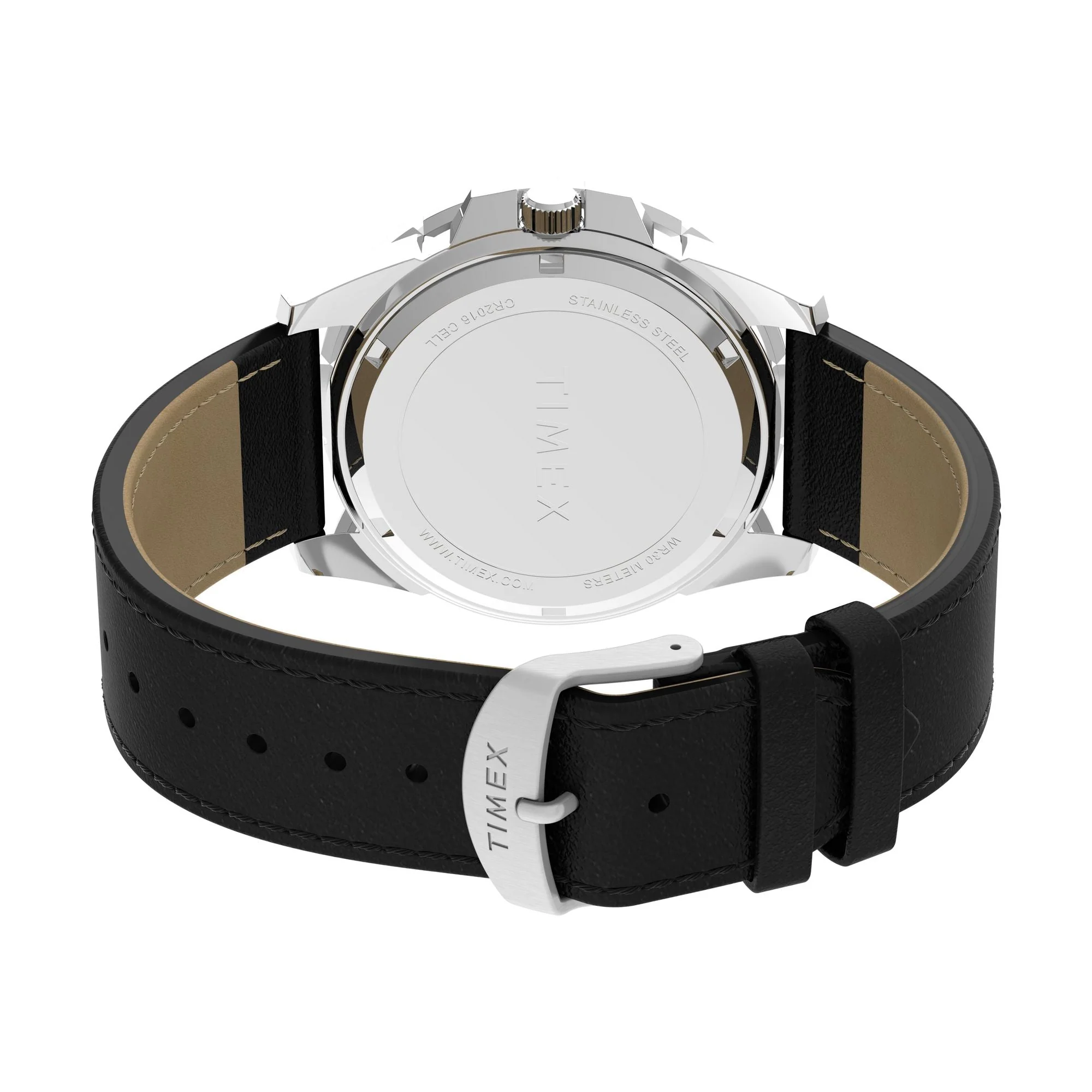 TW2V79100 Reloj Timex Premium Showcase de hombre pulsera de cuero 45 mm - Image 3