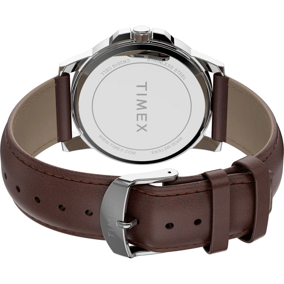 TW2V79200 Reloj Timex Premium Showcase de hombre correa de cuero - Image 2