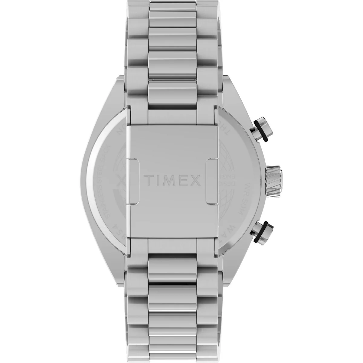 TW2W22200 Reloj Timex Legacy Tonneau de caballero pulsera de acero inoxidable 42 mm - Image 2