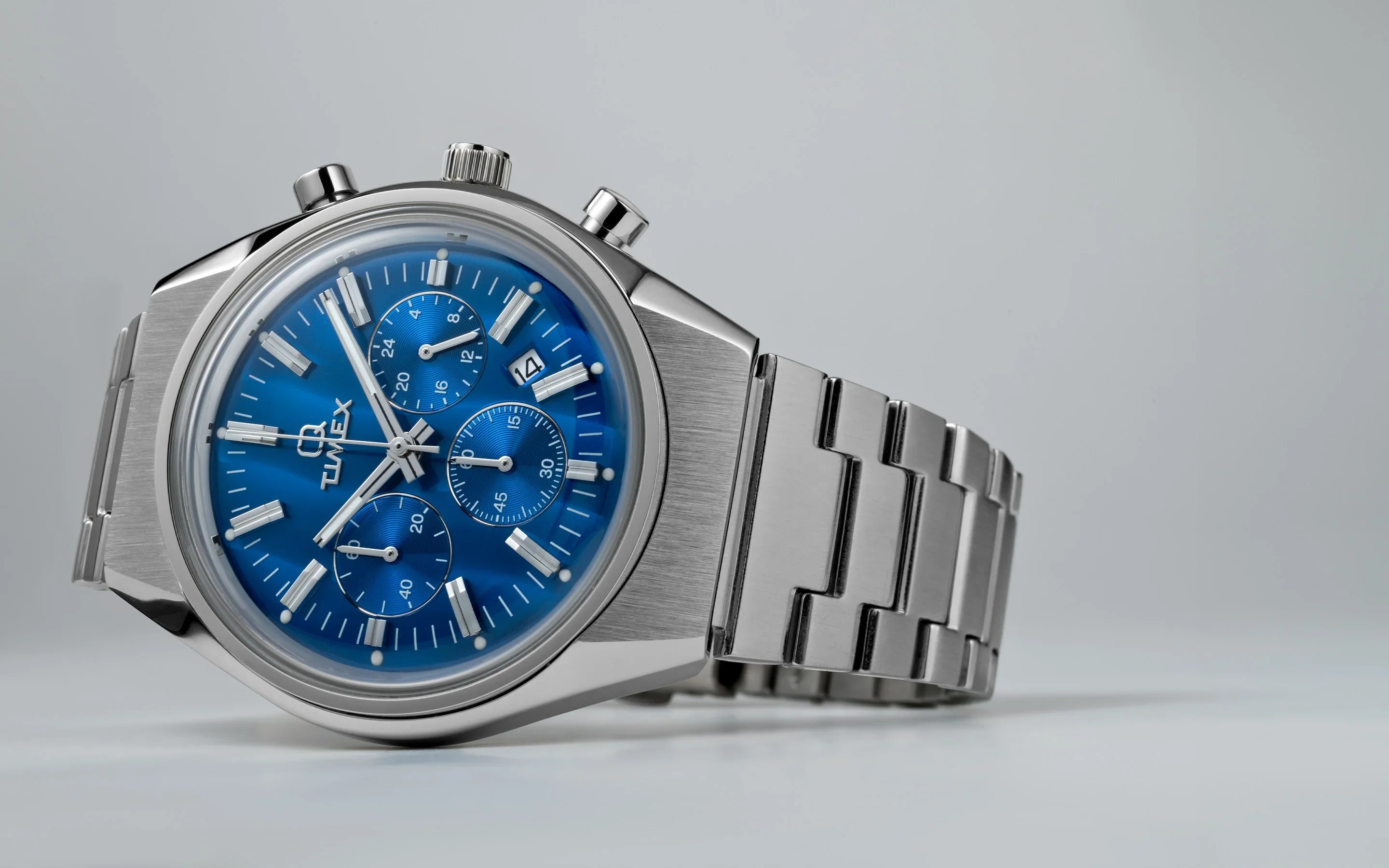 TW2W33700 Reloj Timex Q Falcon Eye de hombre pulsera de metal - Image 6