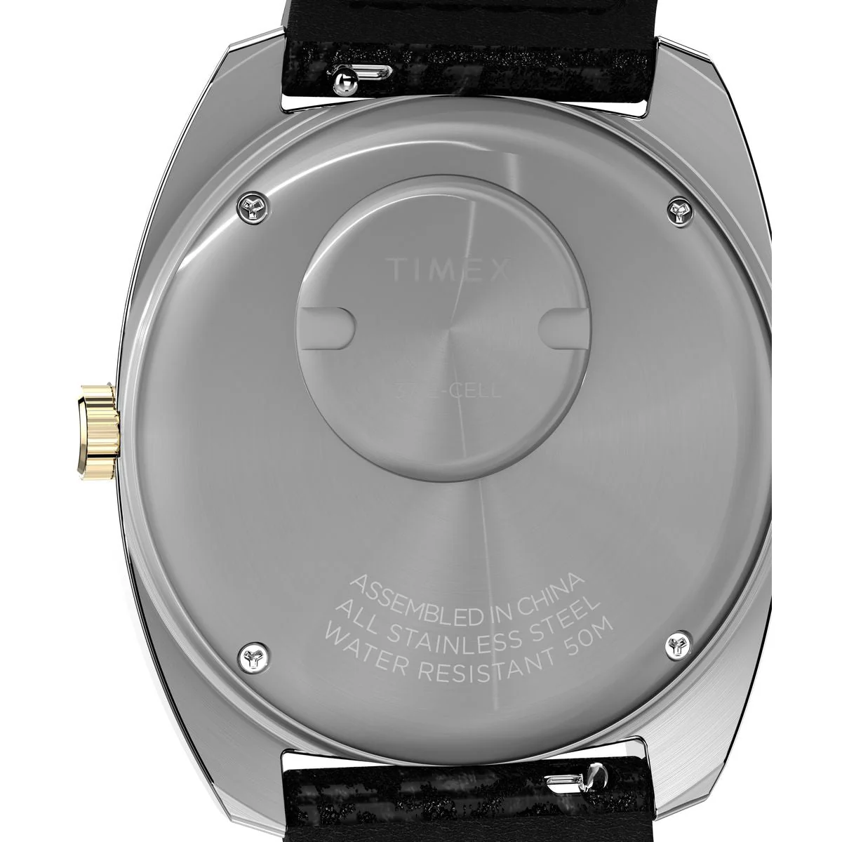 TW2W44800 Reloj Timex Q Day/Date de hombre correa de cuero - Image 2
