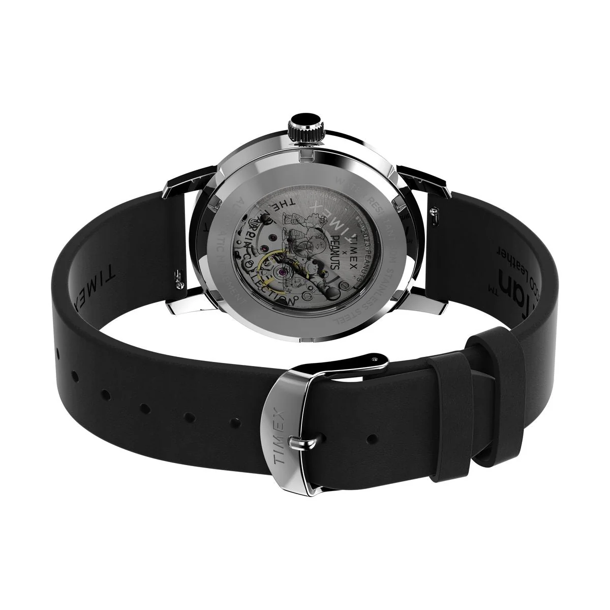 TW2W49600 Reloj Timex Marlin Automatico Snoopy de hombre correa de cuero - Image 2