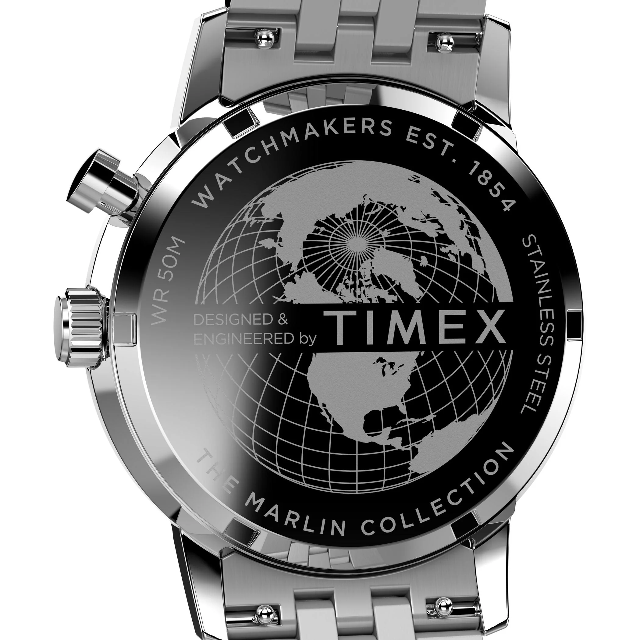 TW2W51300 Reloj Timex Marlin Moon Phase de hombre correa de metal - Image 3
