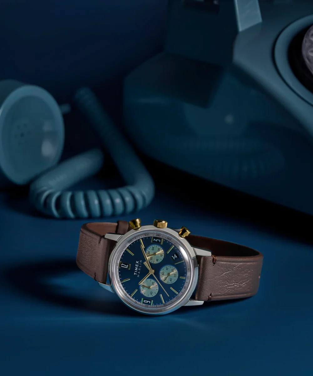 TW2W60400 Reloj Timex Marlin de hombre pulsera de cuero - Image 2