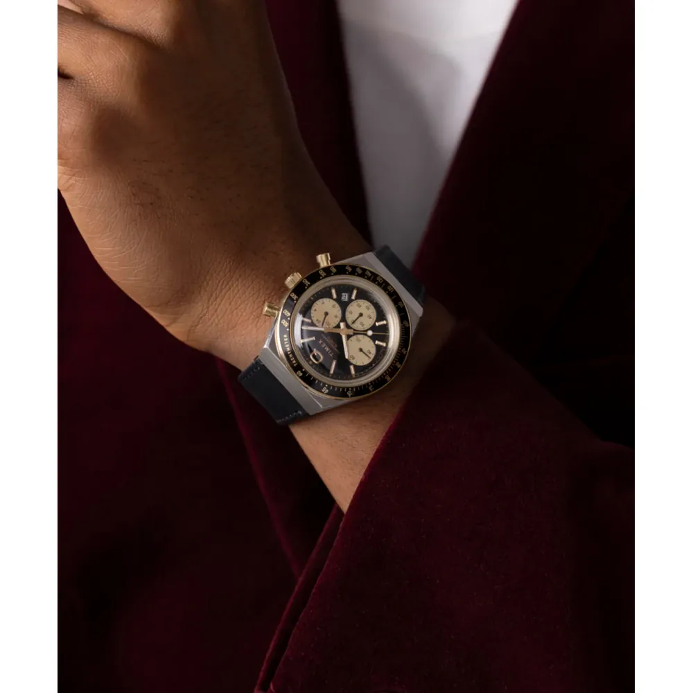 TW2W64300 Reloj Timex Q de hombre correa de piel - Image 3
