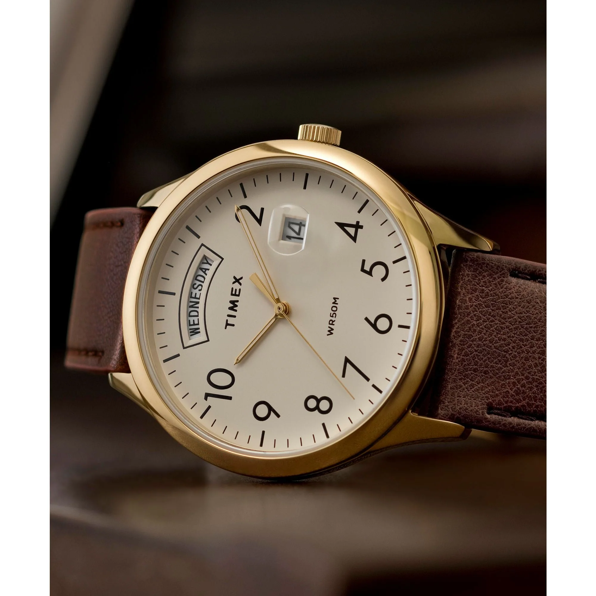 TW2W68400 Reloj Timex Modern Easy Reader de hombre pulsera de piel 40 mm - Image 3