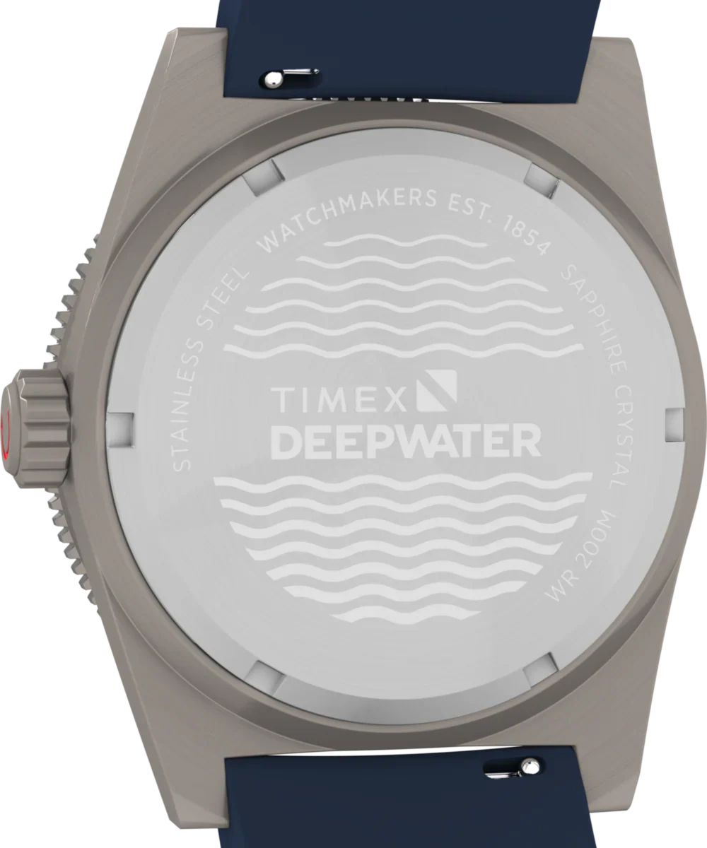 TW2W75100 Reloj Timex Deepwater de hombre pulsera de resina 41 mm - Image 3