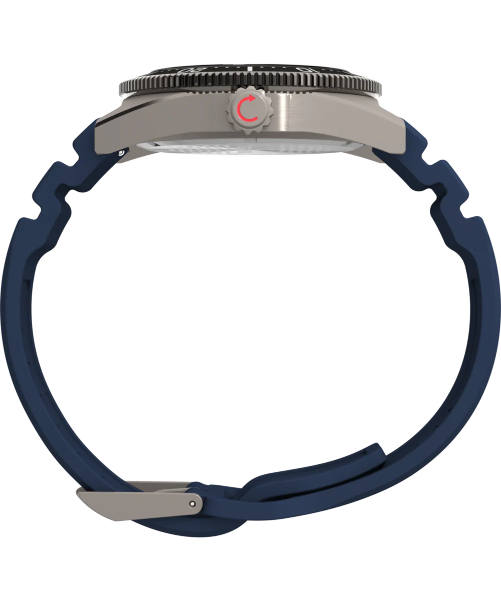 TW2W75100 Reloj Timex Deepwater de hombre pulsera de resina 41 mm - Image 5