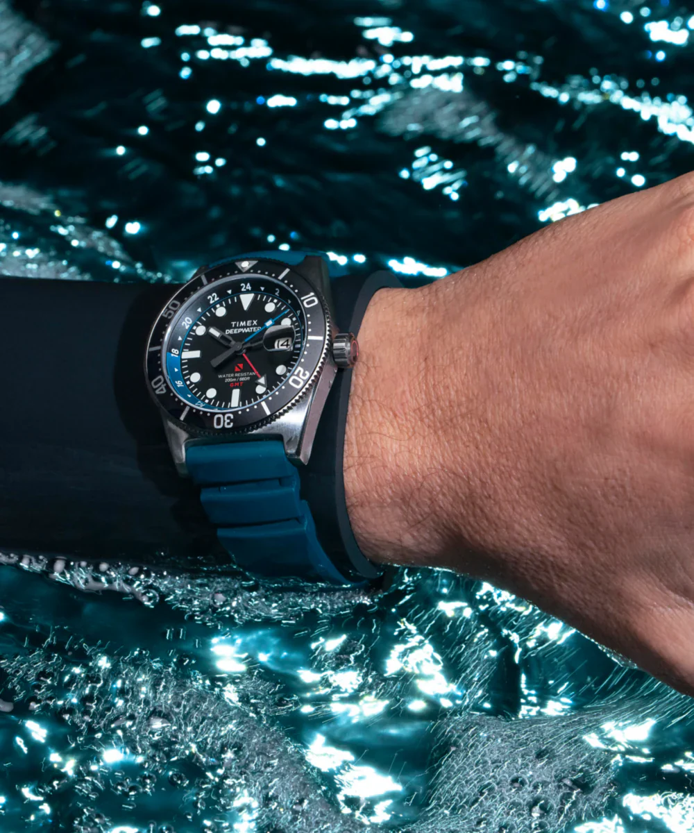 TW2W75100 Reloj Timex Deepwater de hombre pulsera de resina 41 mm - Image 6