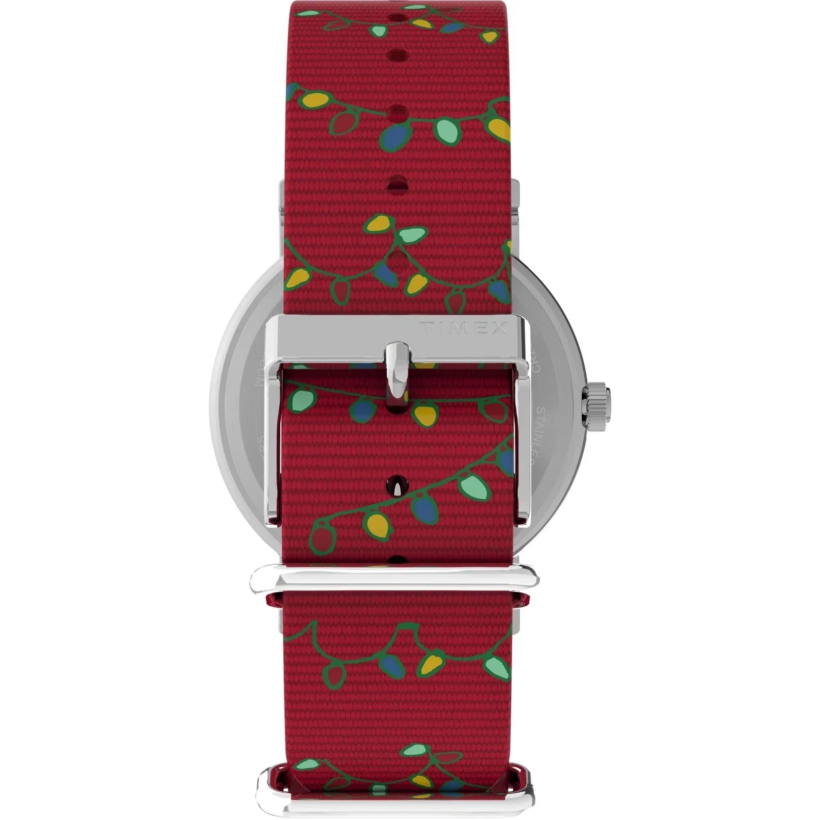 TW2W80800 Reloj Timex x Peanuts Snoopy Holiday Unisex pulsera de tela 38 mm - Image 2