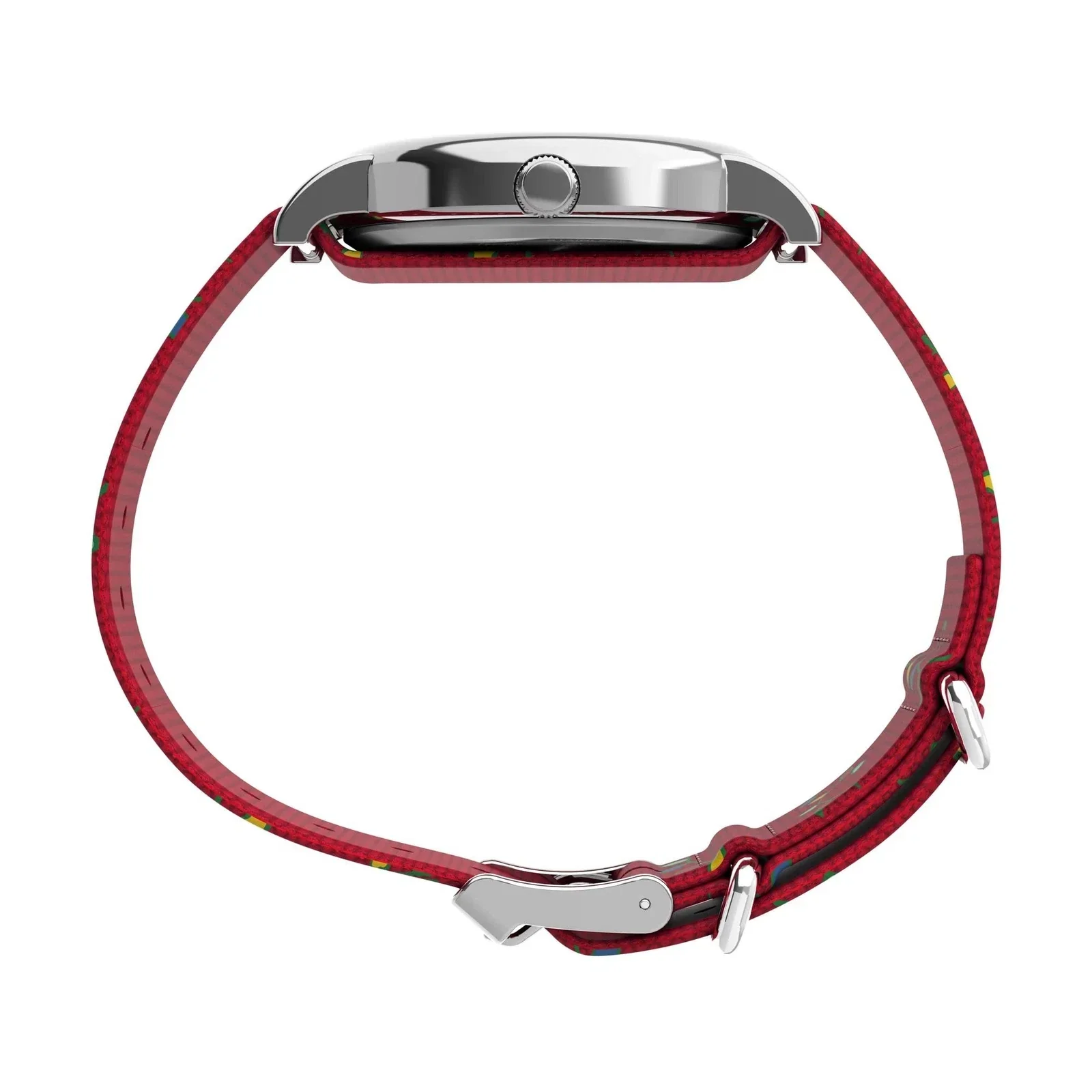 TW2W80800 Reloj Timex x Peanuts Snoopy Holiday Unisex pulsera de tela 38 mm - Image 3