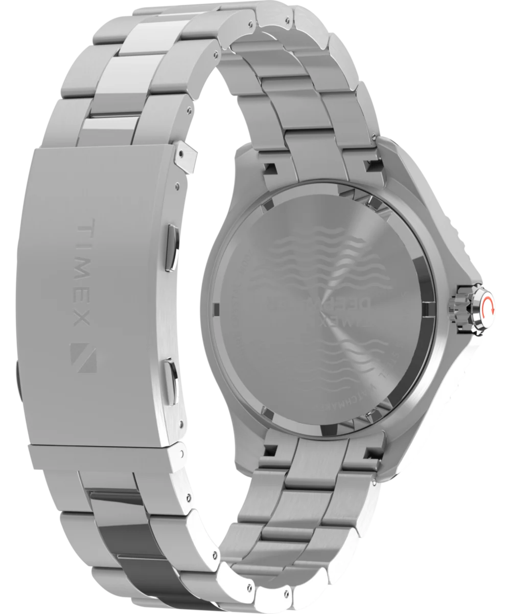 TW2W81900 Reloj Timex Deepwater Meridian 200 de hombre correa de metal - Image 3