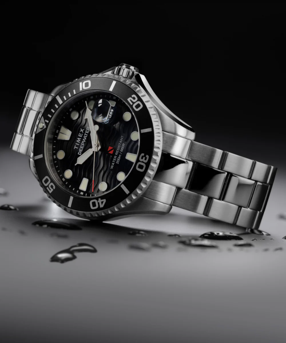 TW2W82000 Reloj Timex Deepwater Meridian 200 de hombre correa de metal - Image 5