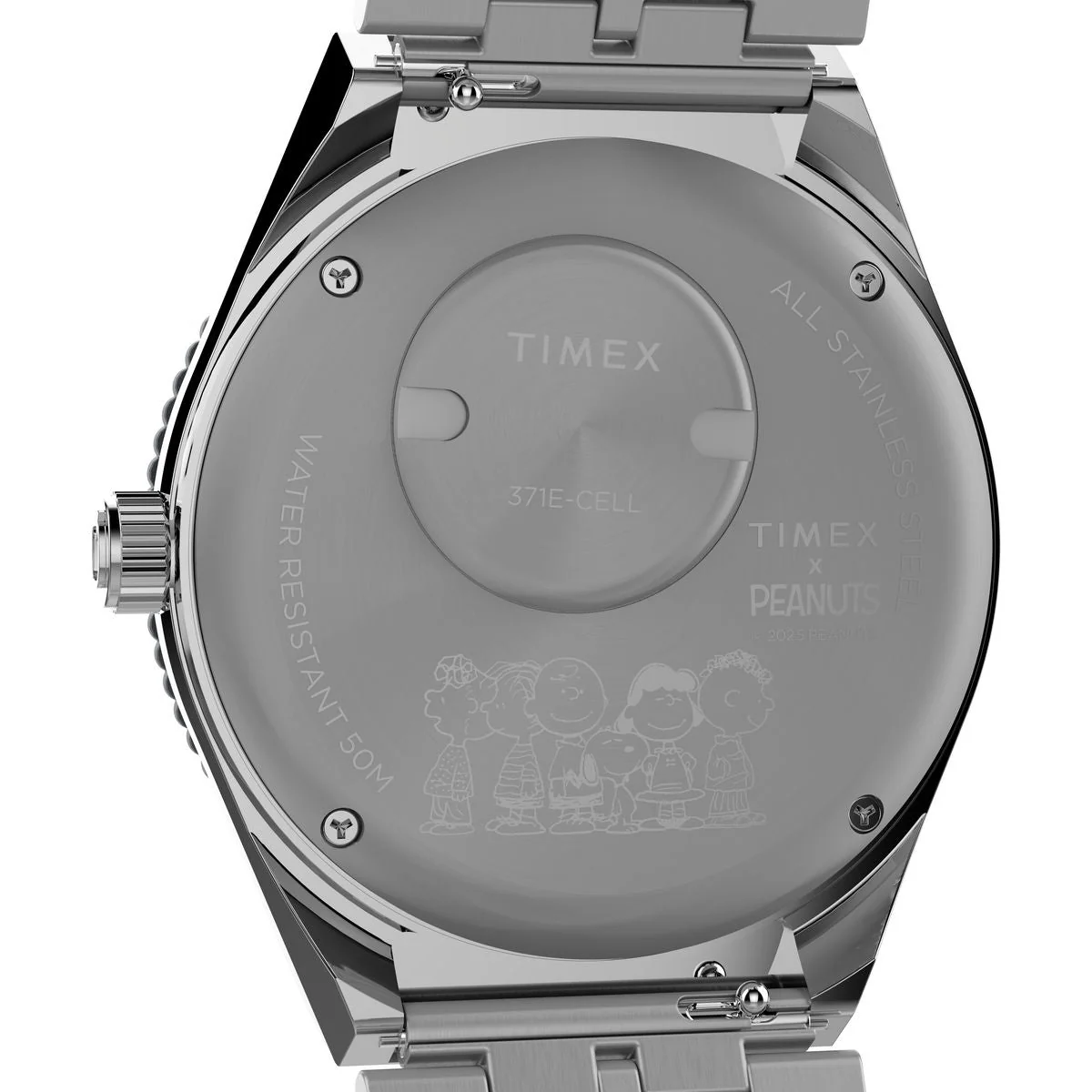 TW2W83300 Reloj Timex Q Snoopy de hombre pulsera de metal - Image 4