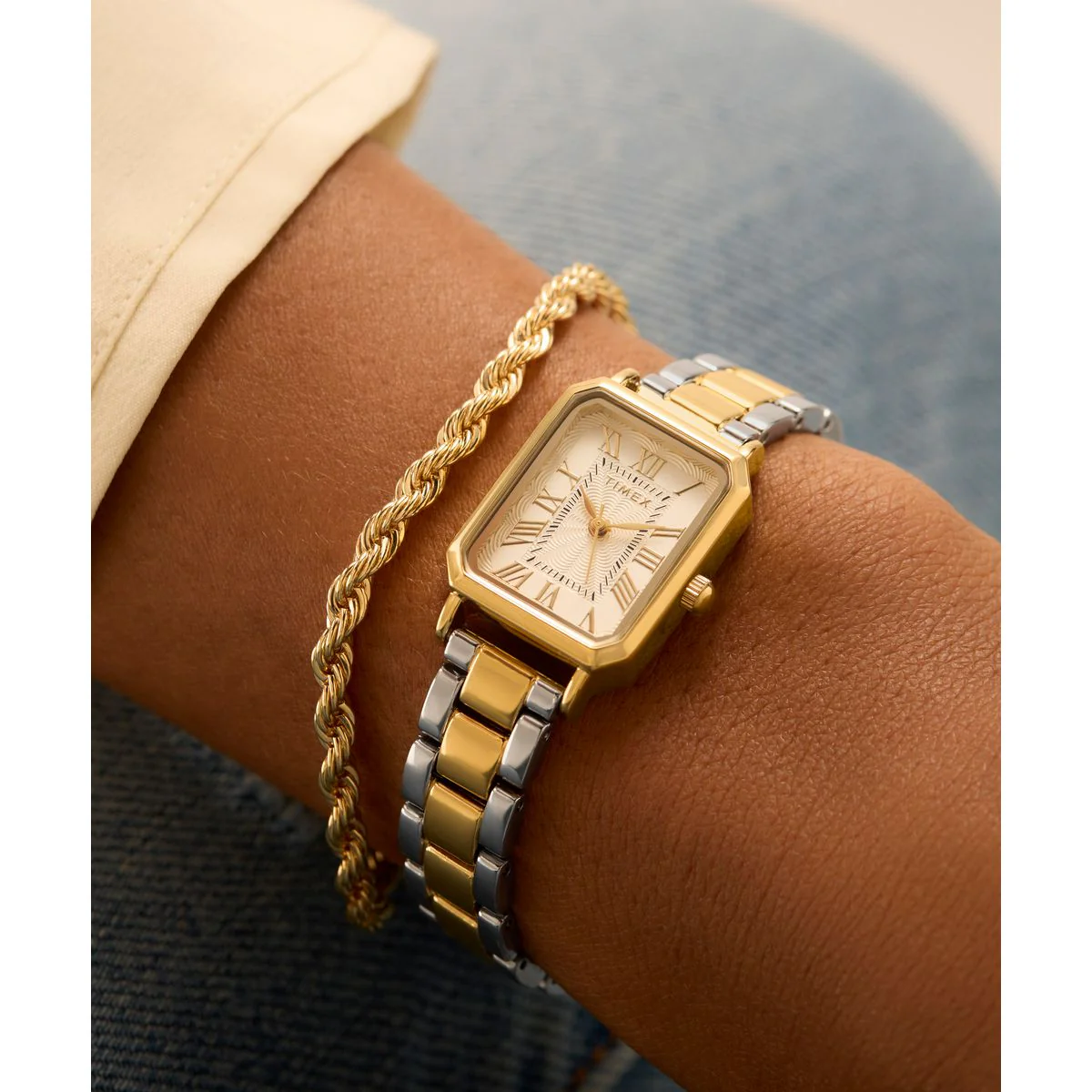 TW2Y01300 Reloj Timex Dress de dama pulsera de metal - Image 2