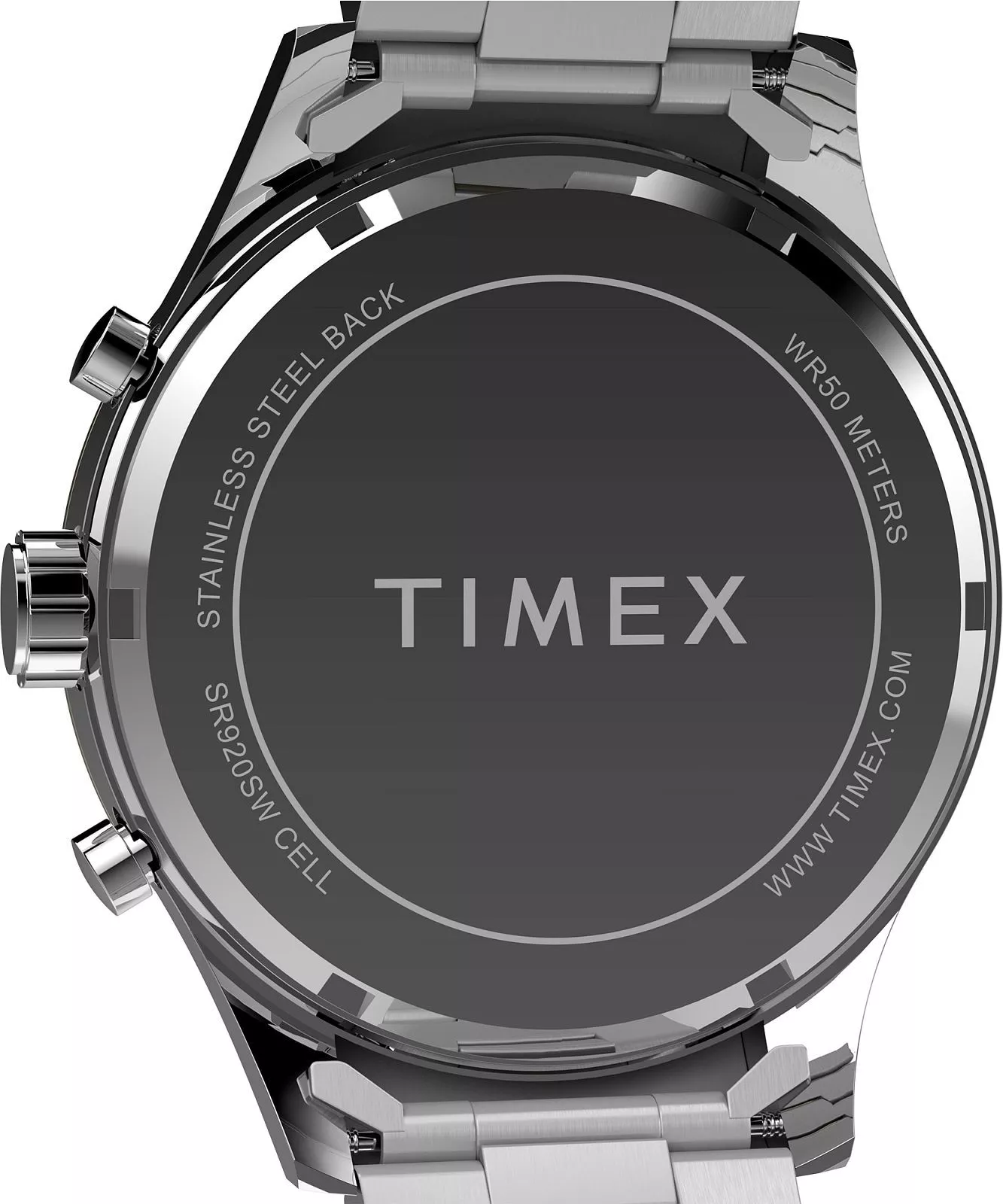 TW2Y01500 Reloj Timex Weston Dress de hombre pulsera de metal 43 mm - Image 3