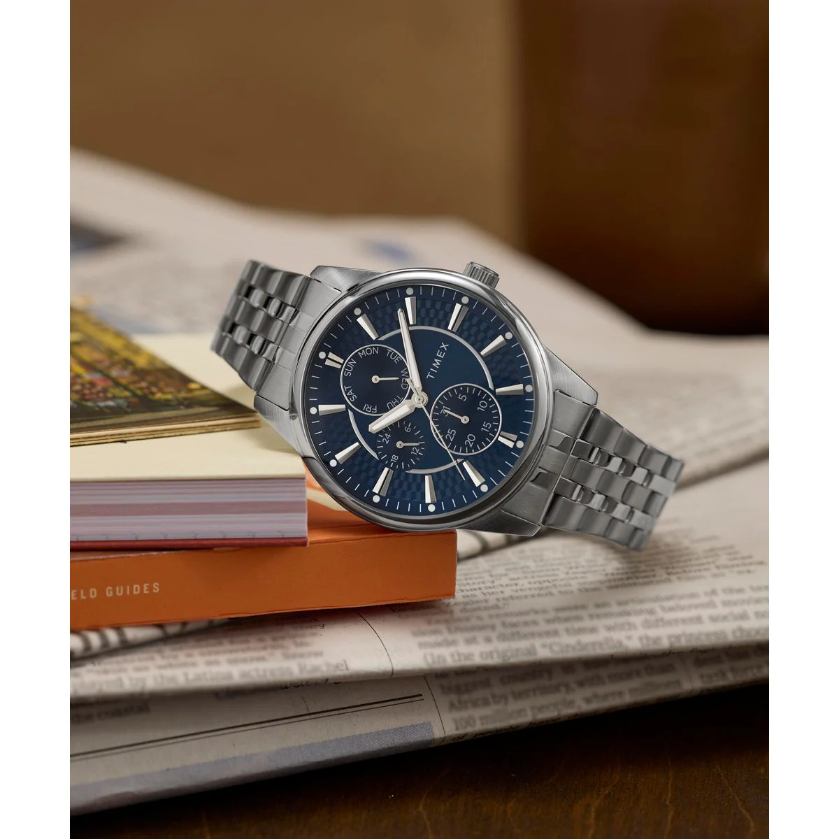 TW2Y21500 Reloj Timex Chicago de hombre correa de metal - Image 6