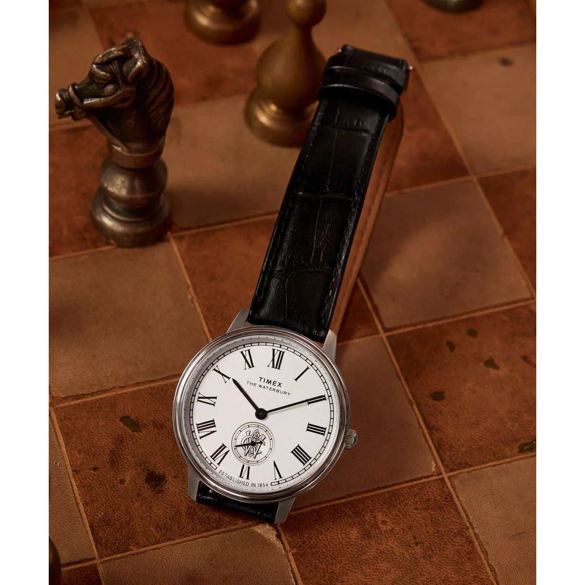 TW2Y23100 Reloj Timex Waterbury Metropolitan de hombre correa de cuero - Image 3