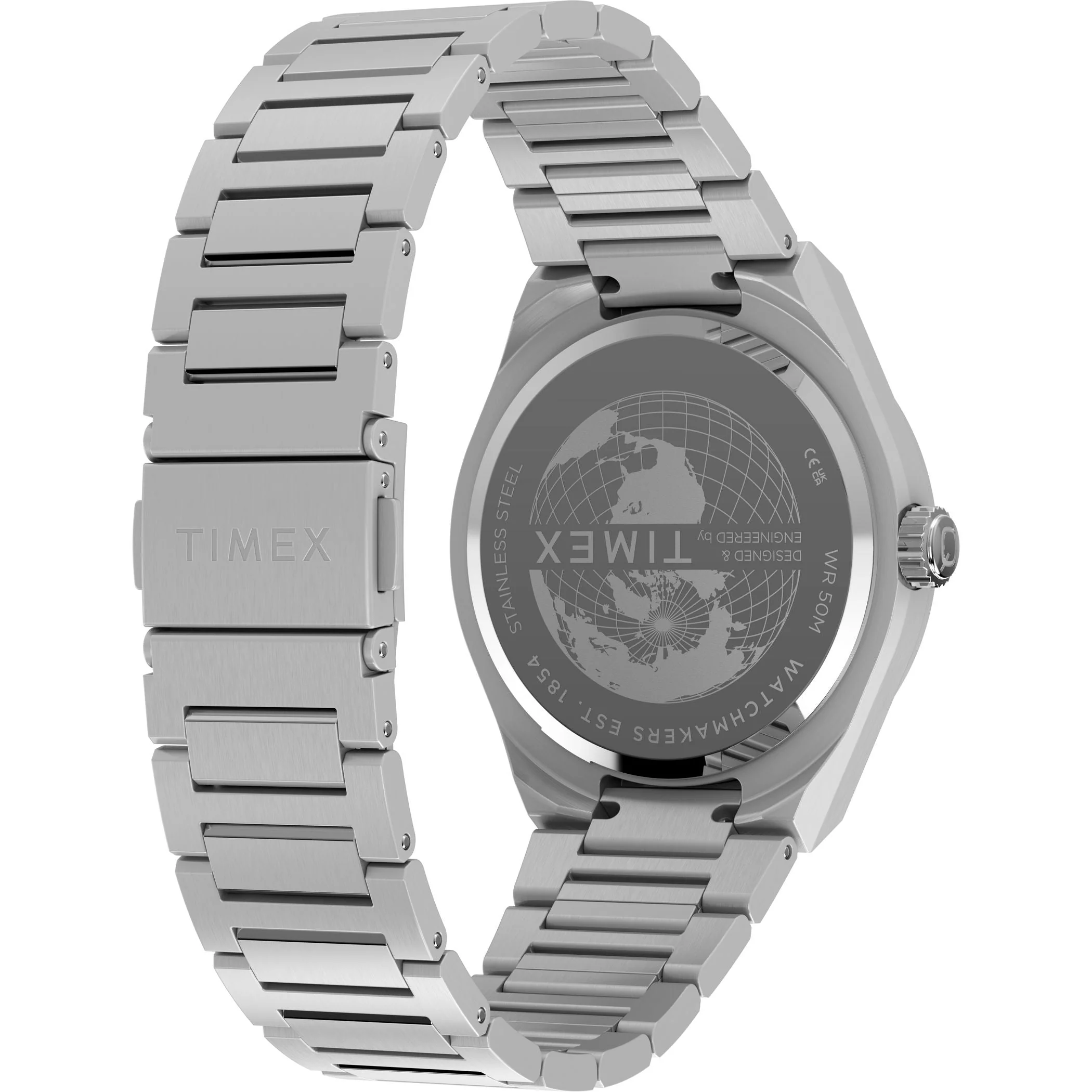 TW2Y24800 Reloj Timex Q Continental de hombre pulsera de metal - Image 4