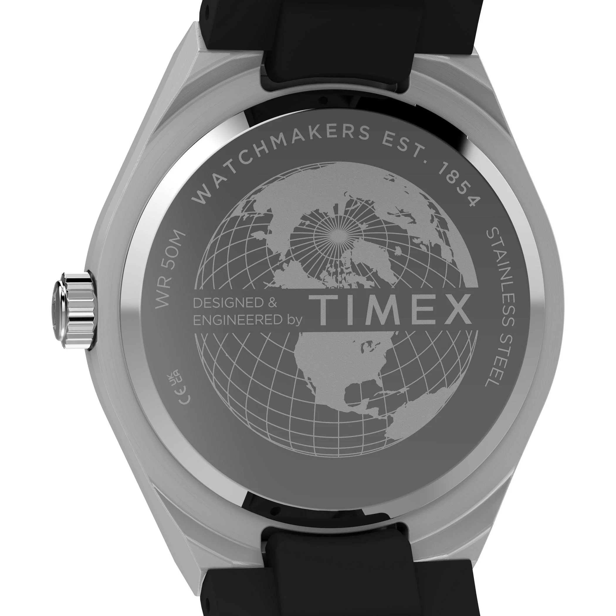 TW2Y24900 Reloj Timex Q Continental de hombre correa de caucho - Image 4