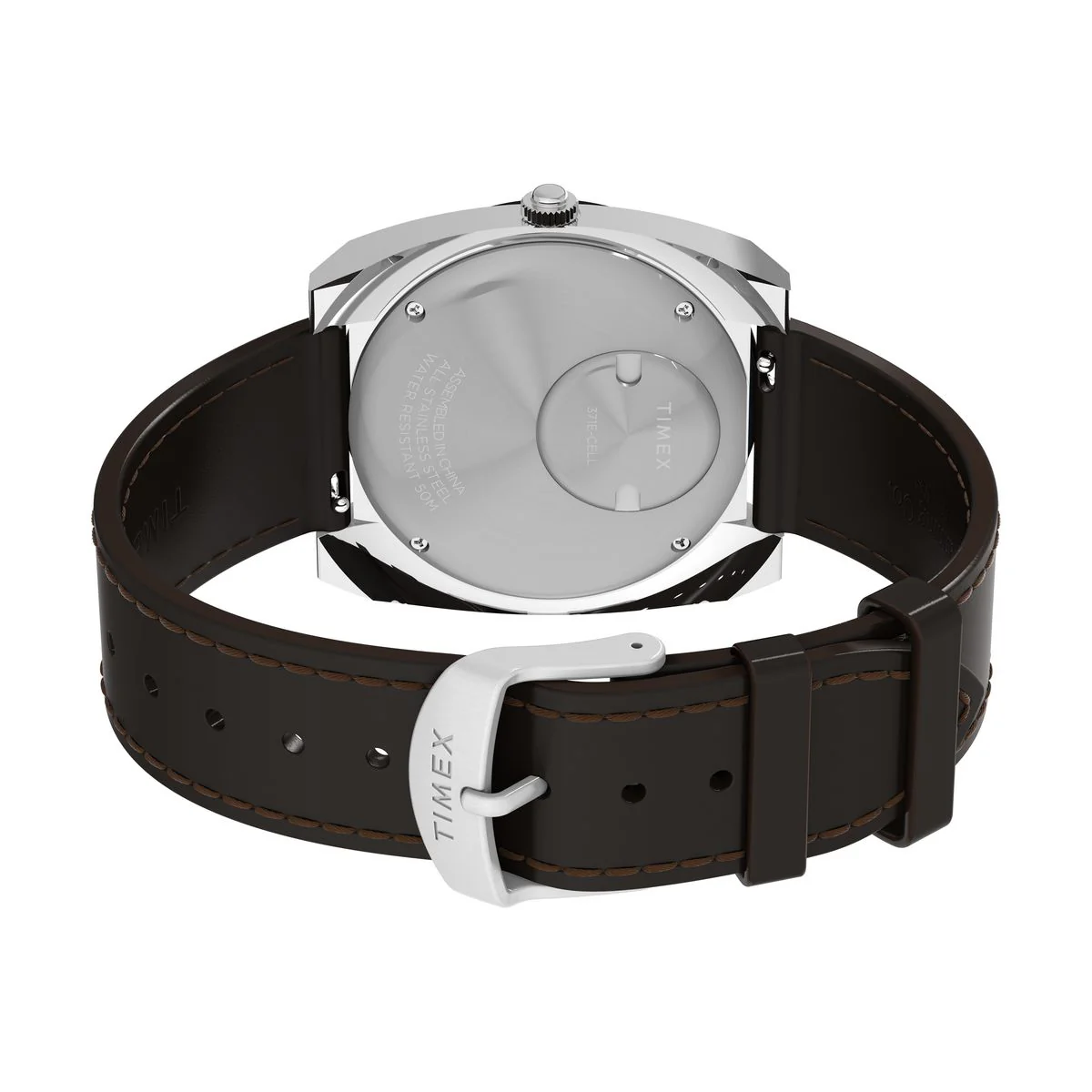 TW2Y31300 Reloj Timex Q de hombre correa de cuero - Image 2